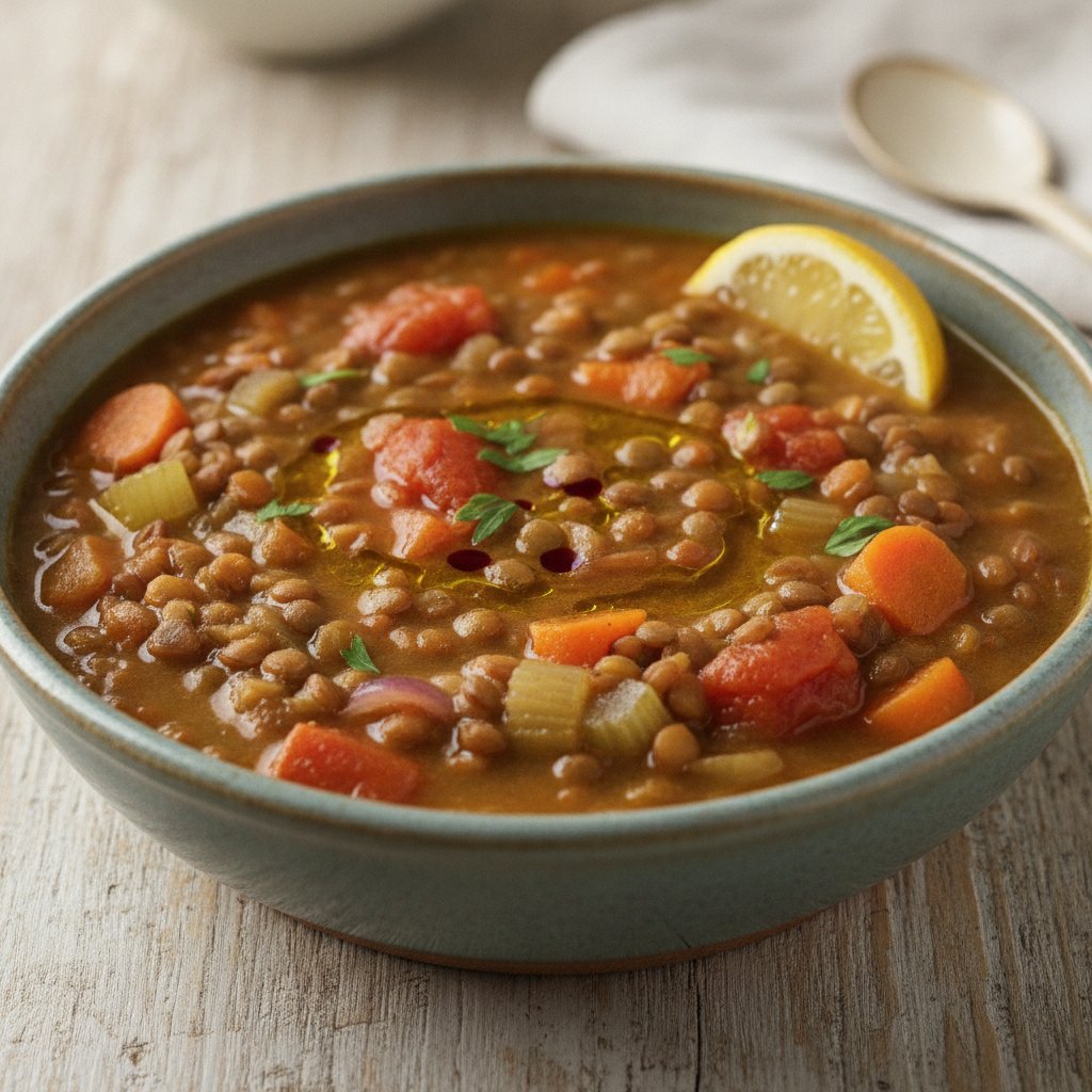 Lentil Stew with Vegetables (Low-Calorie)