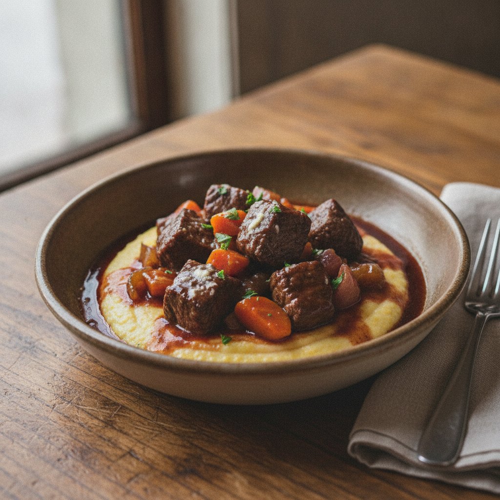 Piedmont Braised Beef in Wine (Low-Calorie)