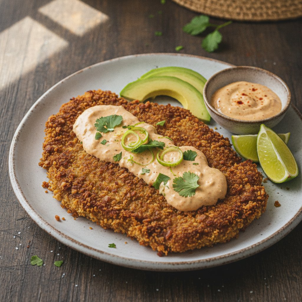 Crispy Fried Beef Cutlet (Keto)