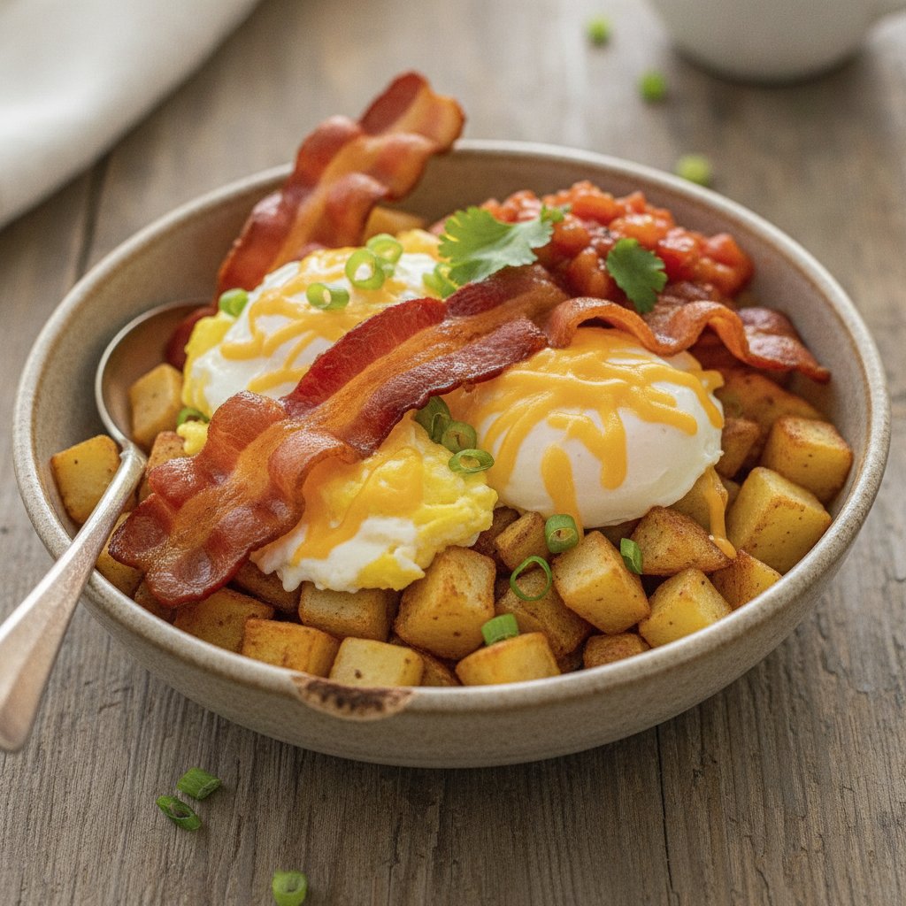 Classic Bacon and Egg Breakfast Bowl