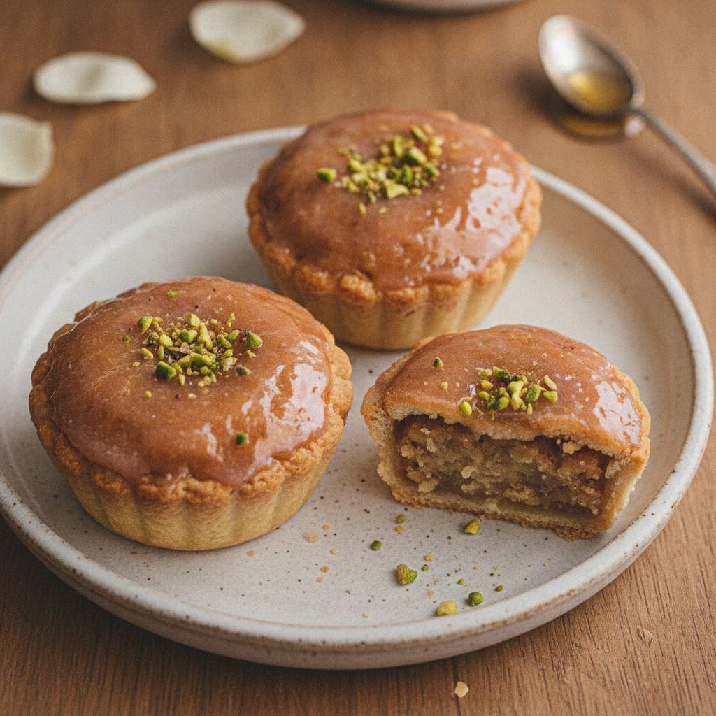 Rosewater Almond Pastry Pies