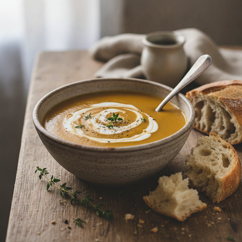 Pumpkin Soup with Cream