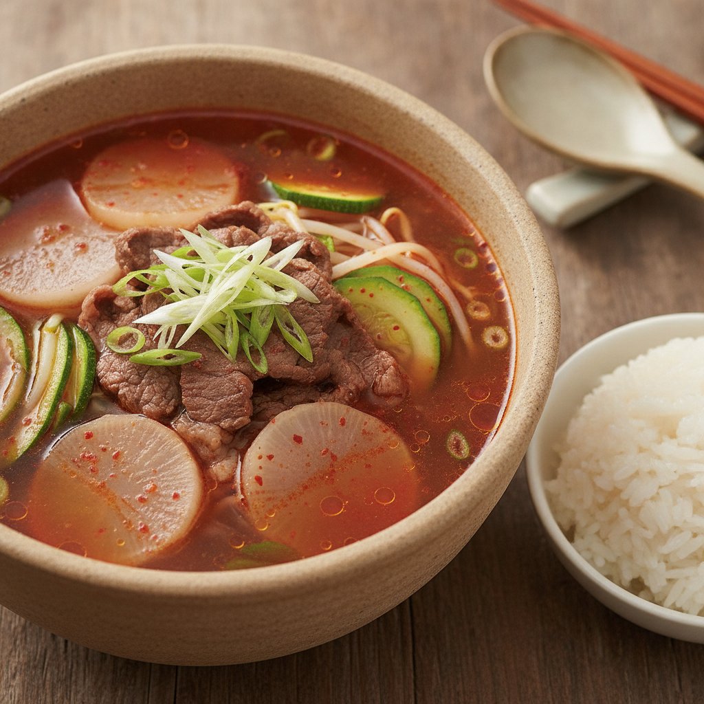 Spicy Beef and Vegetable Soup (Low-Calorie)