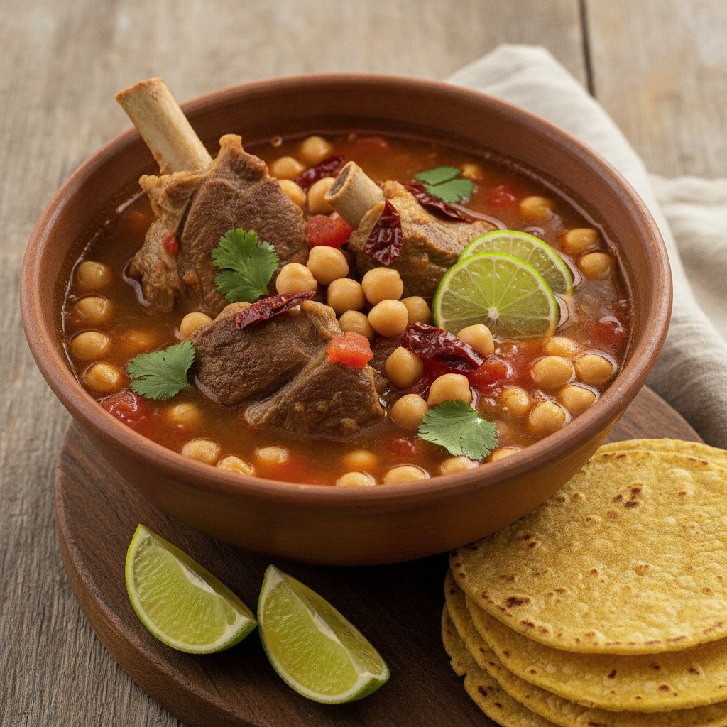 Lamb Broth with Chickpeas