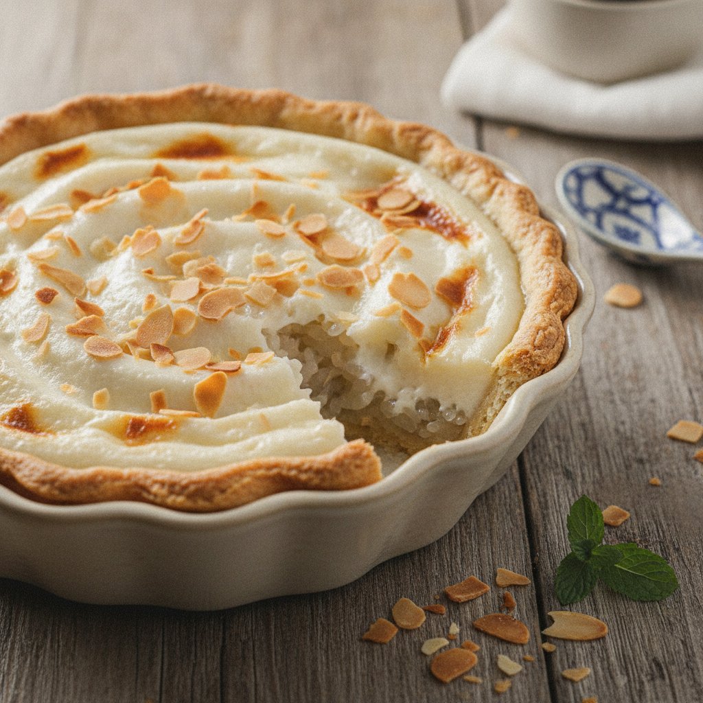 Sticky Rice Coconut Pie