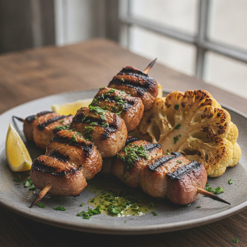 Grilled Pork Skewers (Keto)