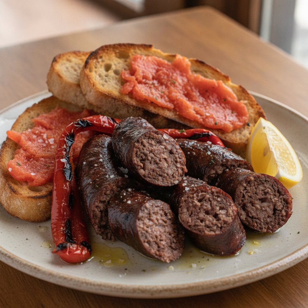 Grilled Blood Sausage