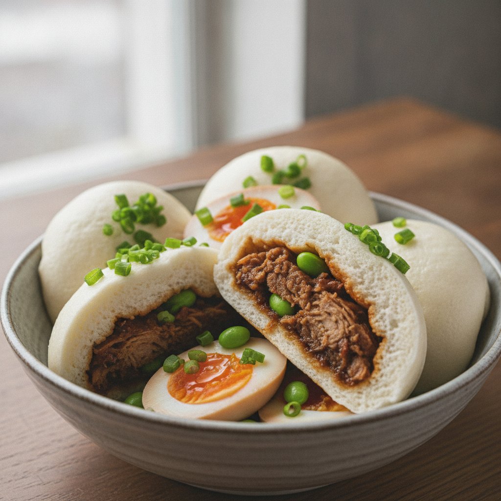 Pork Steamed Buns (High-Protein)