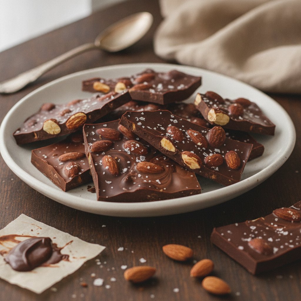 Chocolate Almond Candy Bark