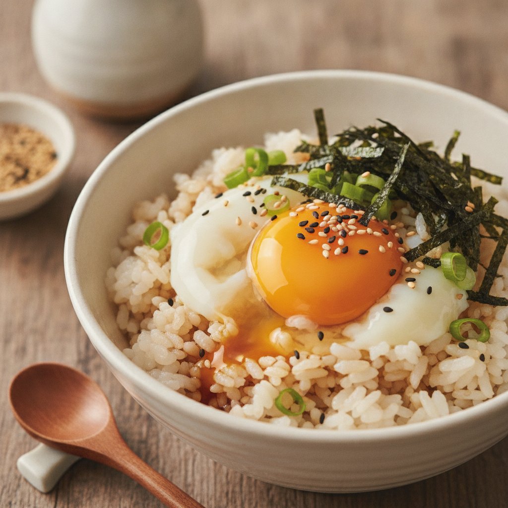 Raw Egg over Rice (Low-Calorie)