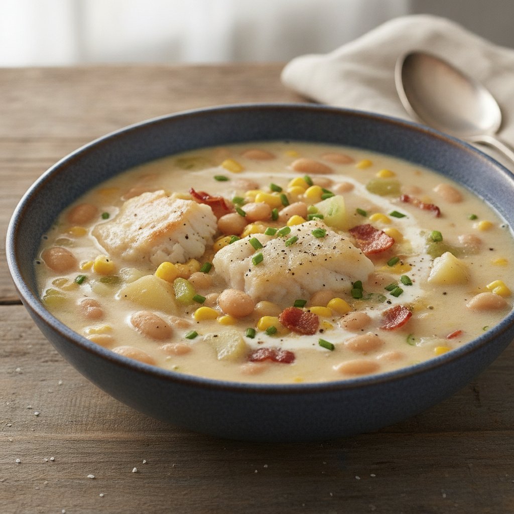 New England Cod Chowder (High-Protein)
