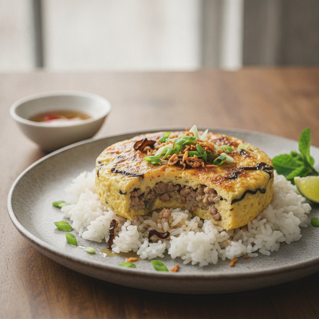 Steamed Egg Meatloaf