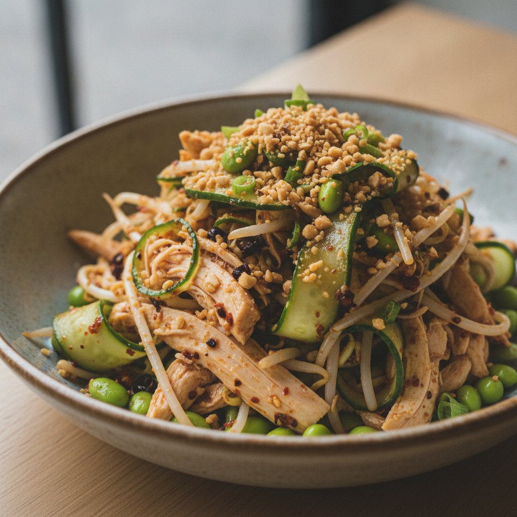 Spicy Numbing Chicken Salad (High-Protein)