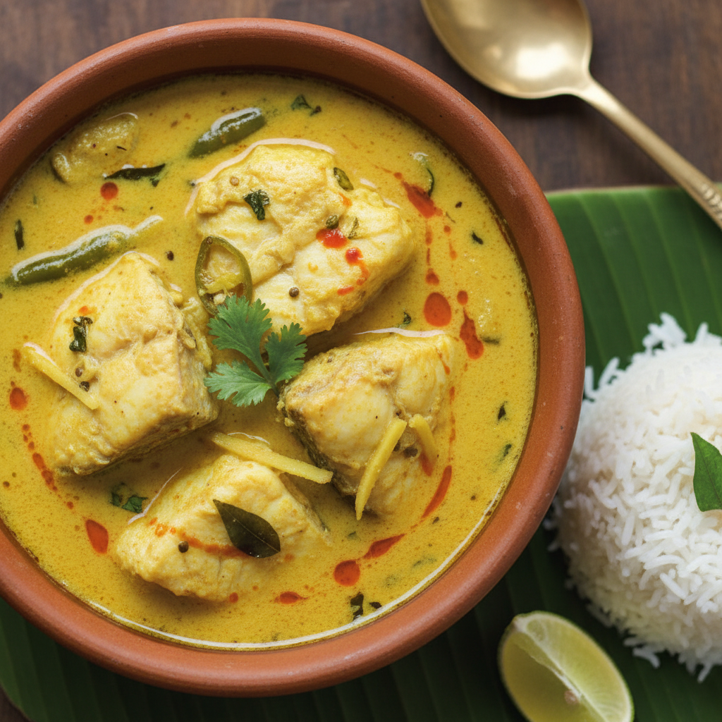 Creamy Coconut Fish Stew — Tamil Fish Moilee
