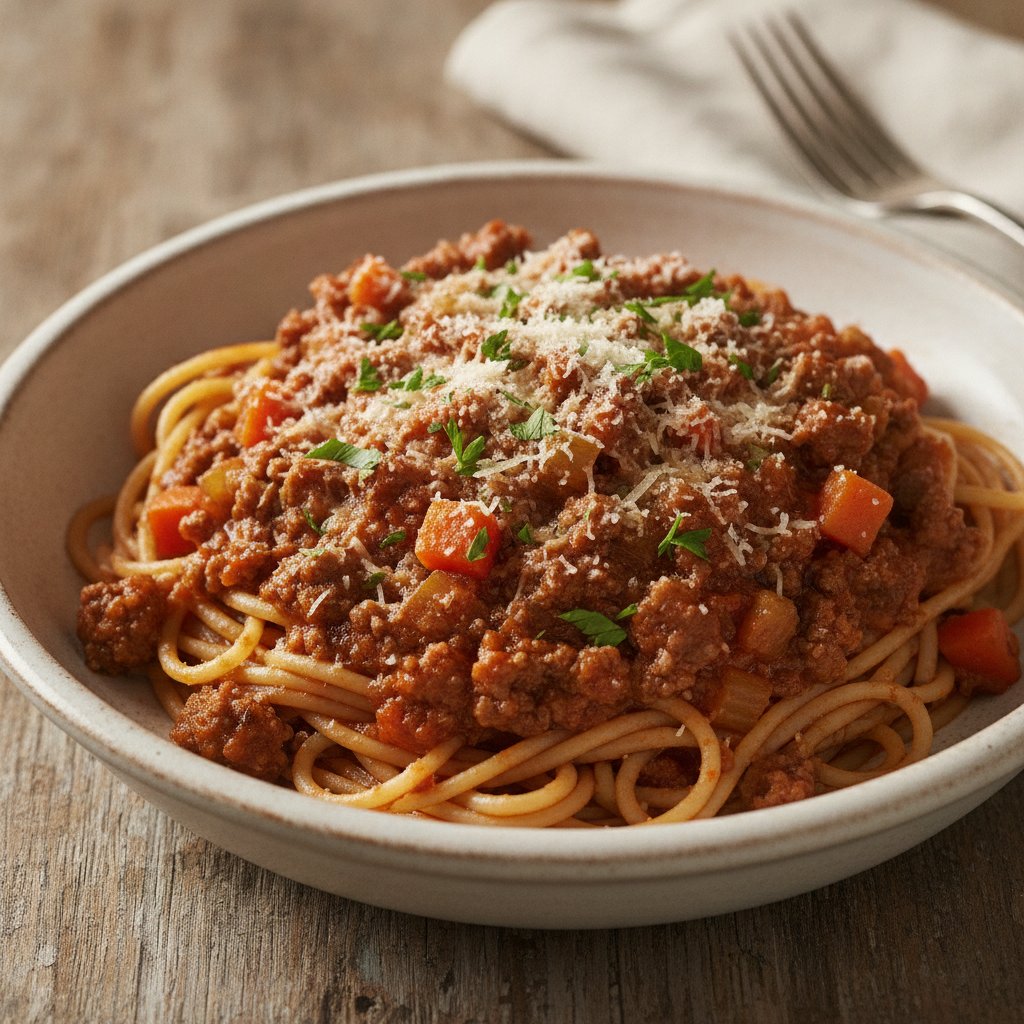 Noodles with Meat Sauce