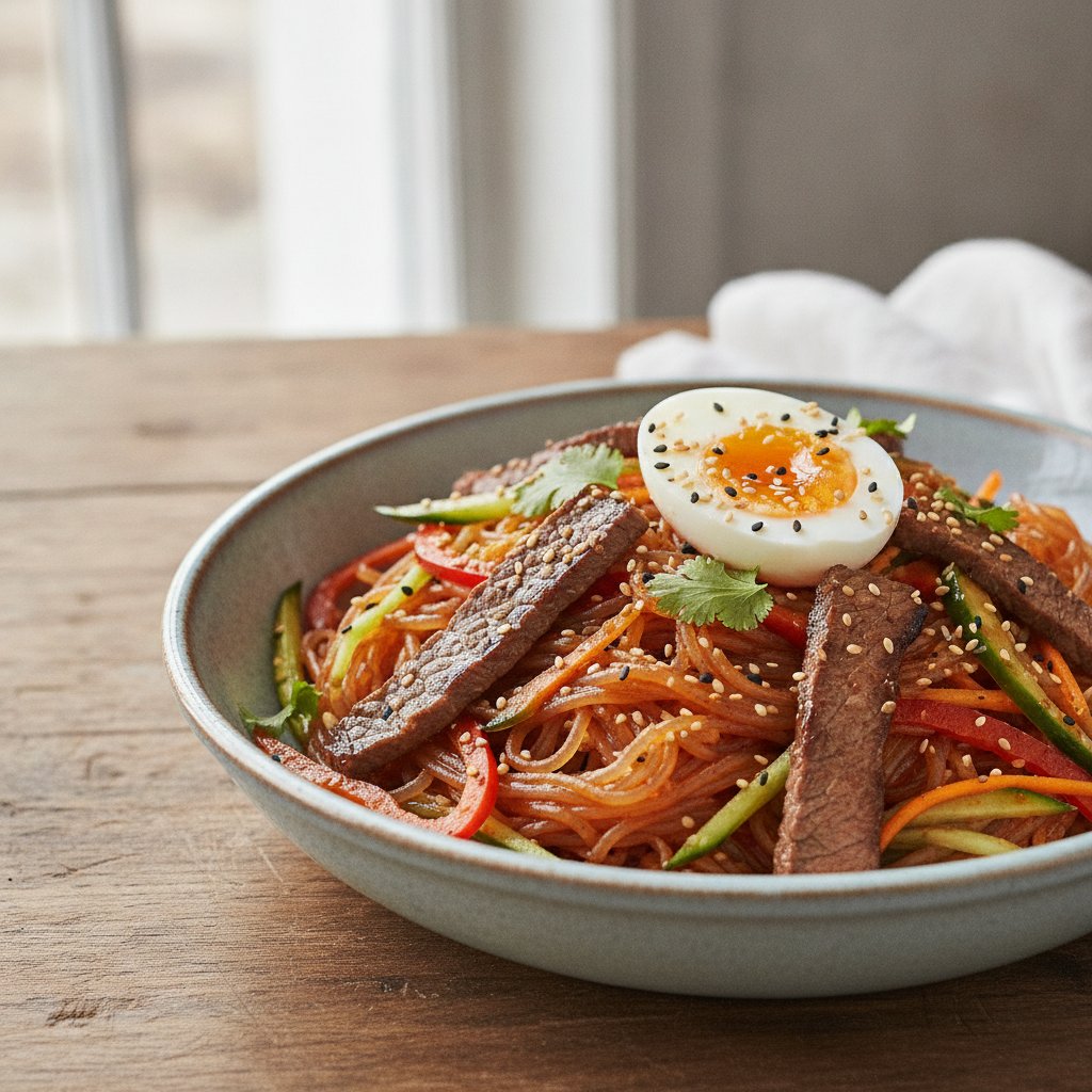 Spicy Glass Noodle Salad (High-Protein)