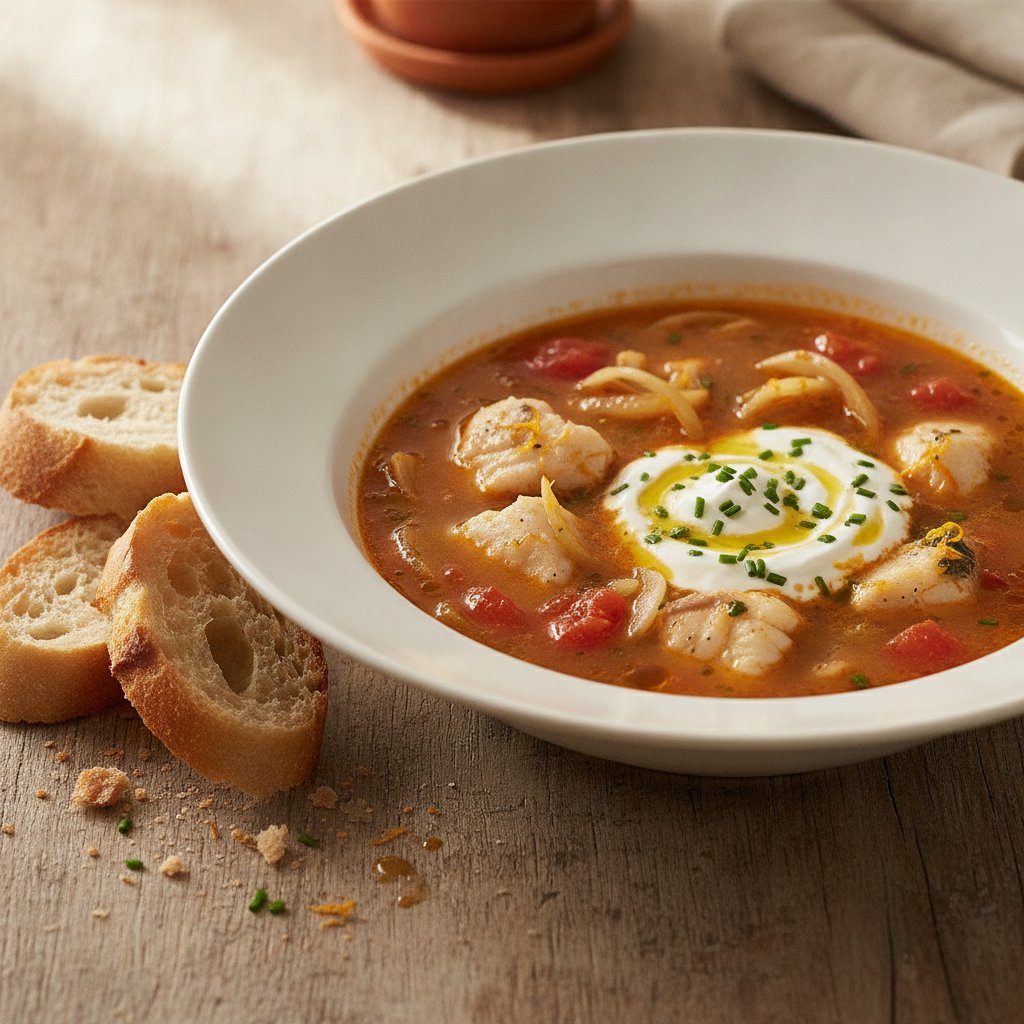 Provencal Style Fish Soup (Low-Chol)