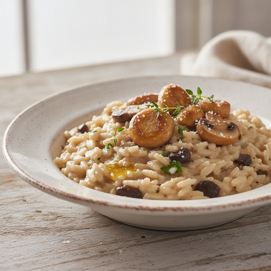 Creamy Mushroom Rice (Gluten-Free)