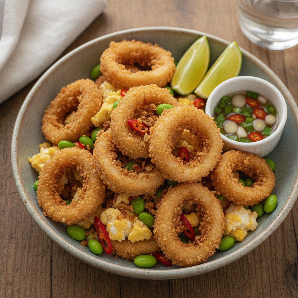 Crispy Fried Squid (High-Protein)