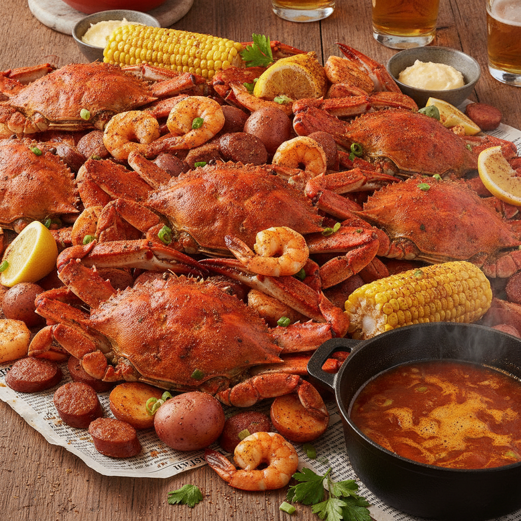 Louisiana  Crab Boil