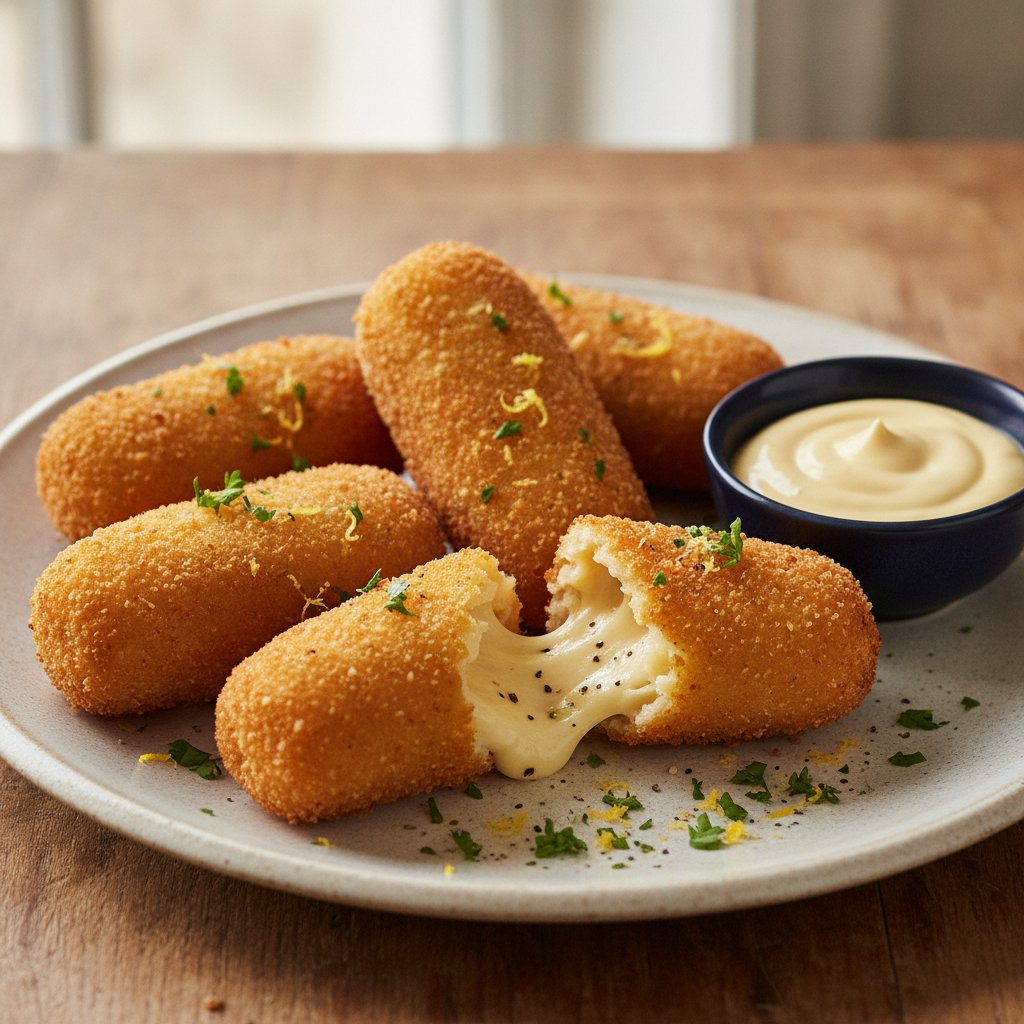 Fried Cheese Croquettes