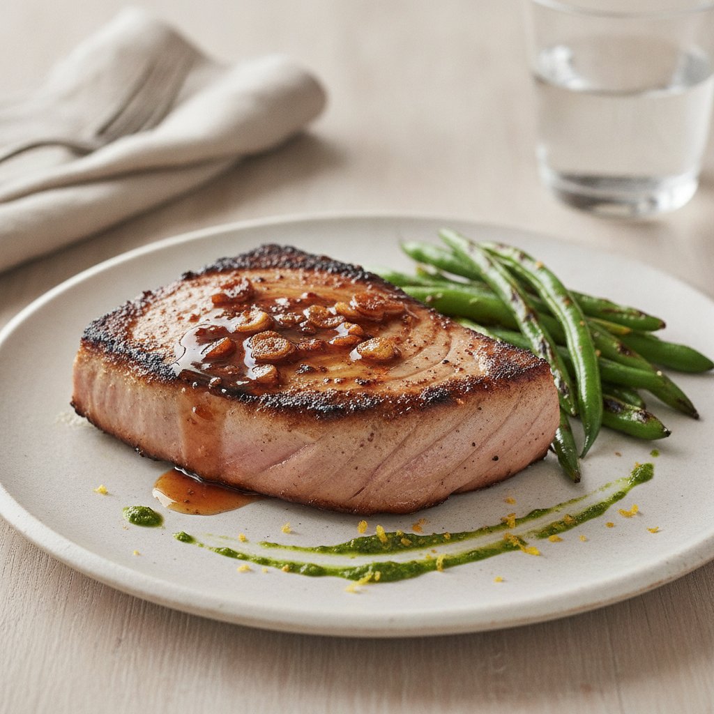 Grilled Tuna Steak (Low-Chol)