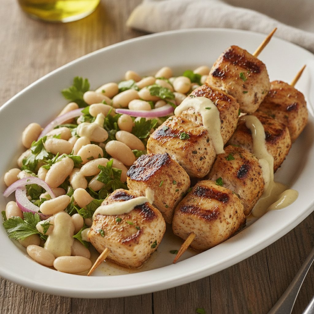 Marinated Chicken Skewers (High-Protein)