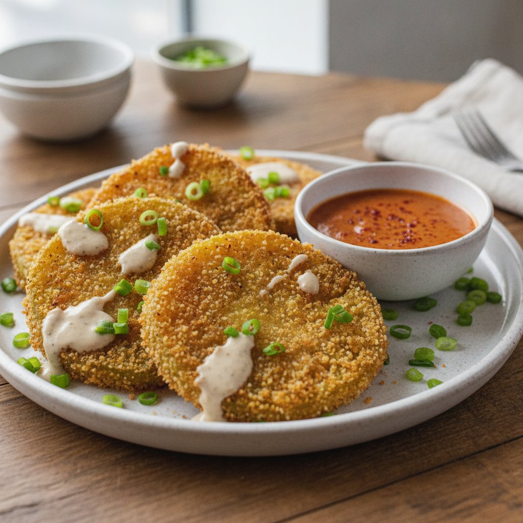 Fried Green Tomatoes (Dairy-Free)