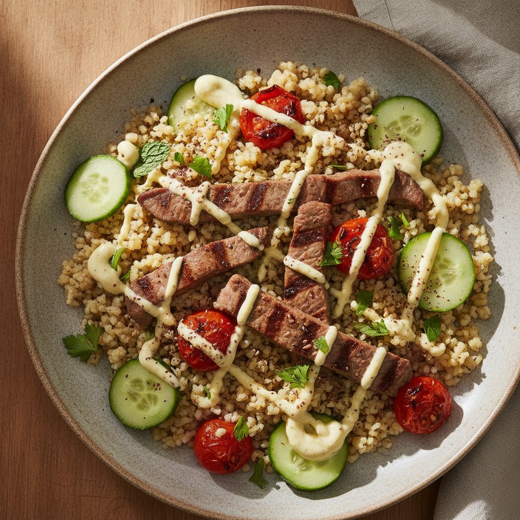 Lamb Rice Platter (Low-Calorie)