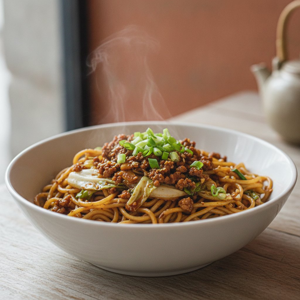 Noodles with Bean Sauce