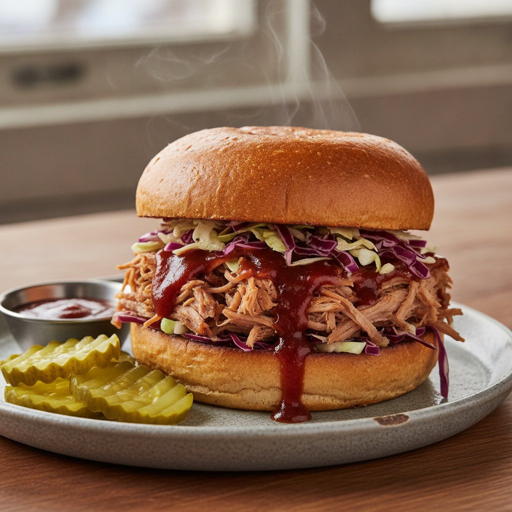 Barbecue Pulled Pork Sandwich (Gluten-Free)