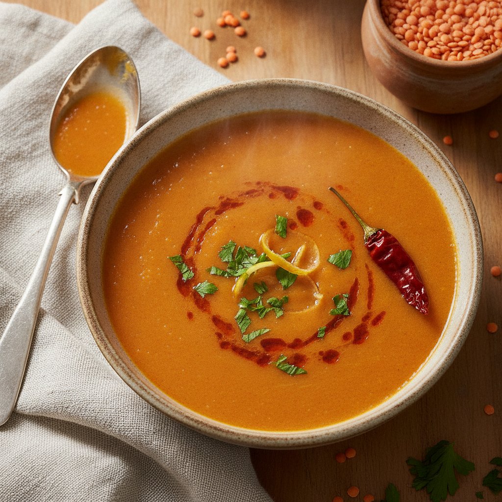 Red Lentil Soup (Low-Calorie)