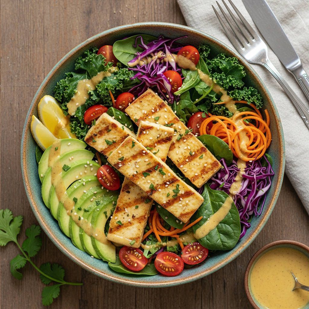 California Grilled Tofu Buddha Bowl