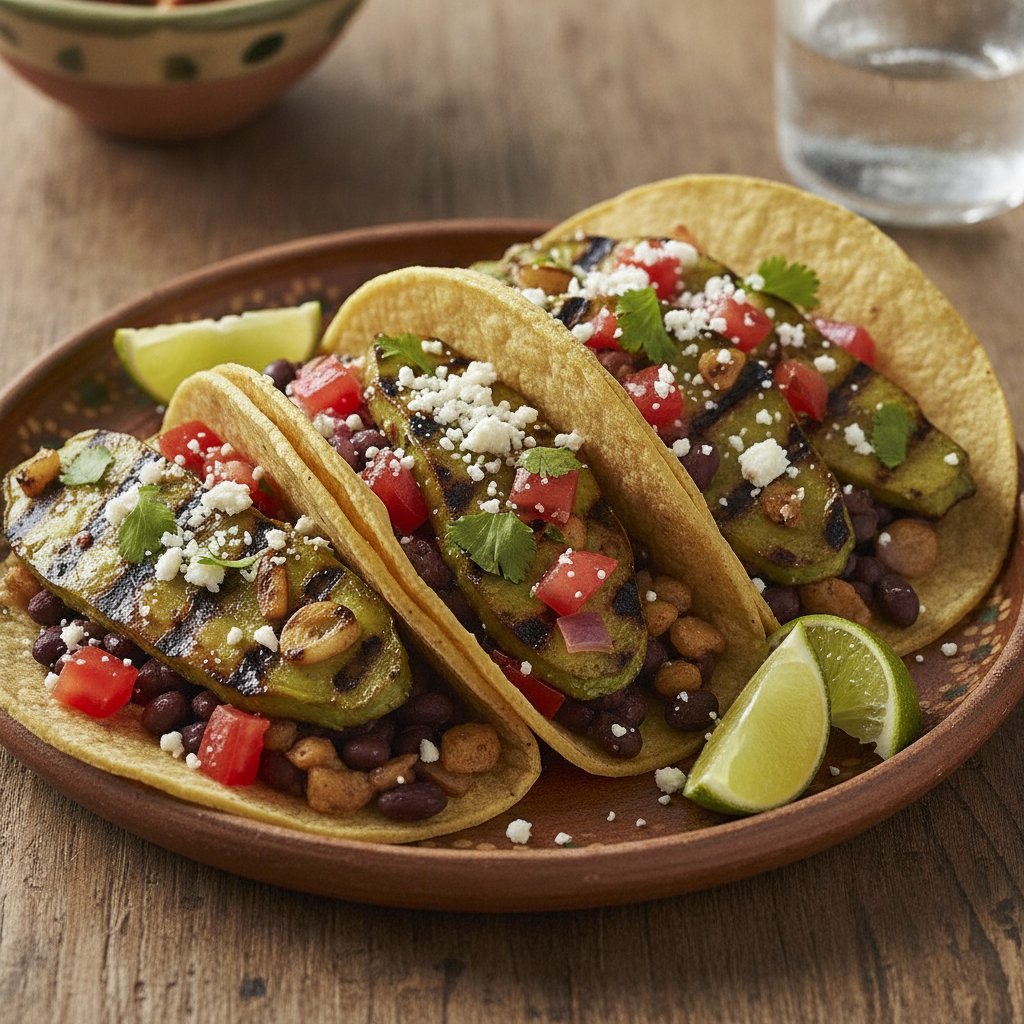 Grilled Cactus Tacos