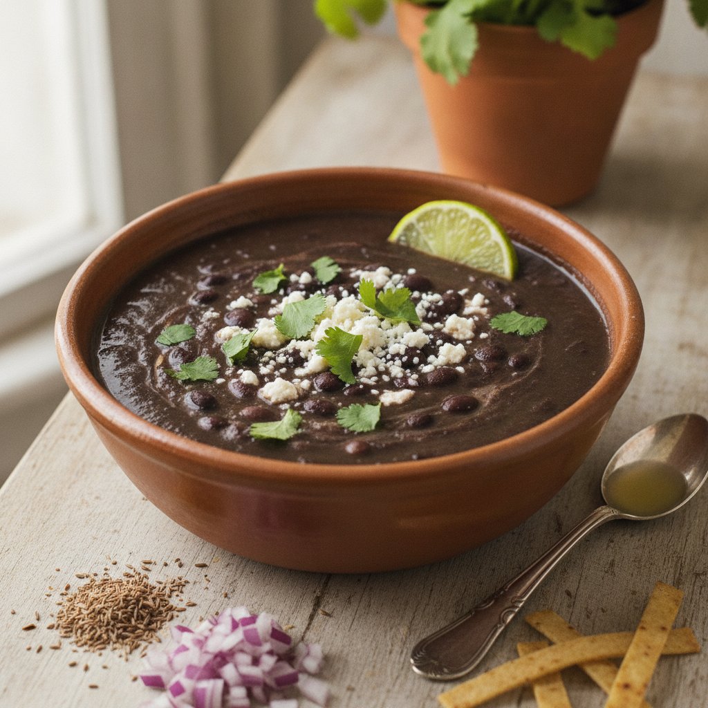 Black Bean Soup (Low-Chol)