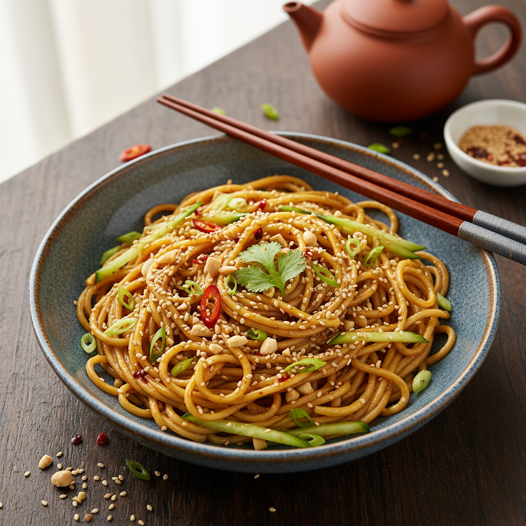 Chinese Cold Sesame Noodles