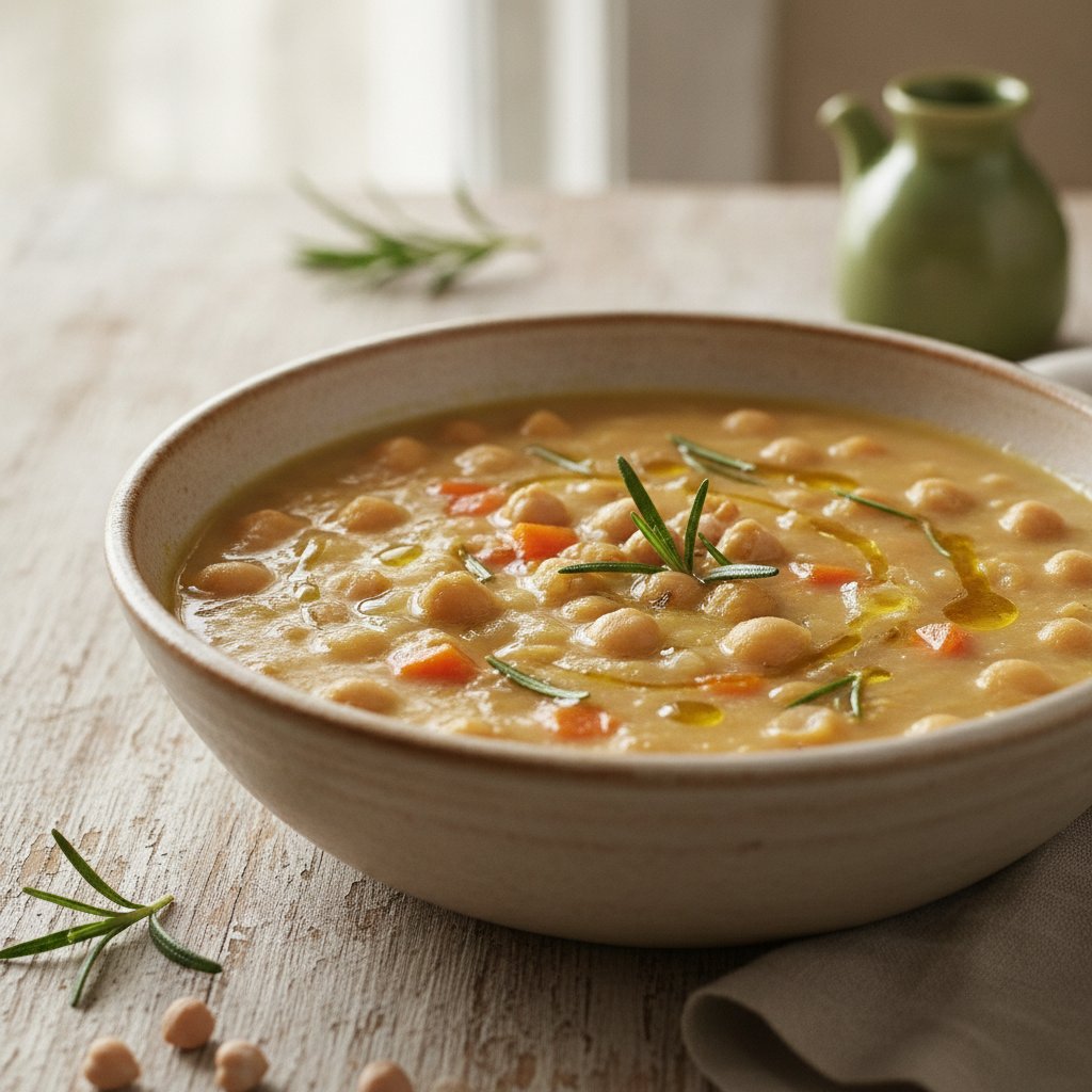 Chickpea Soup With Rosemary