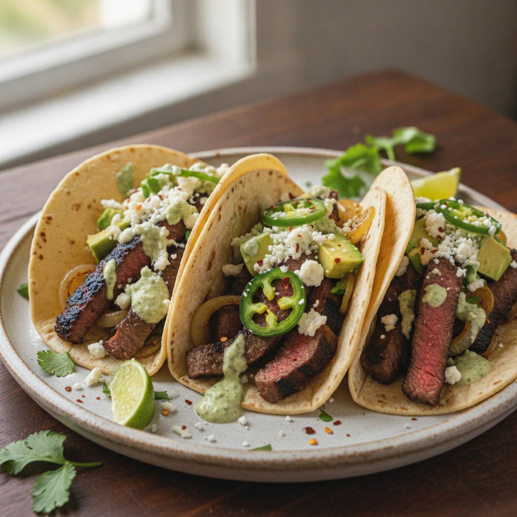 Grilled Steak Tacos (Keto)