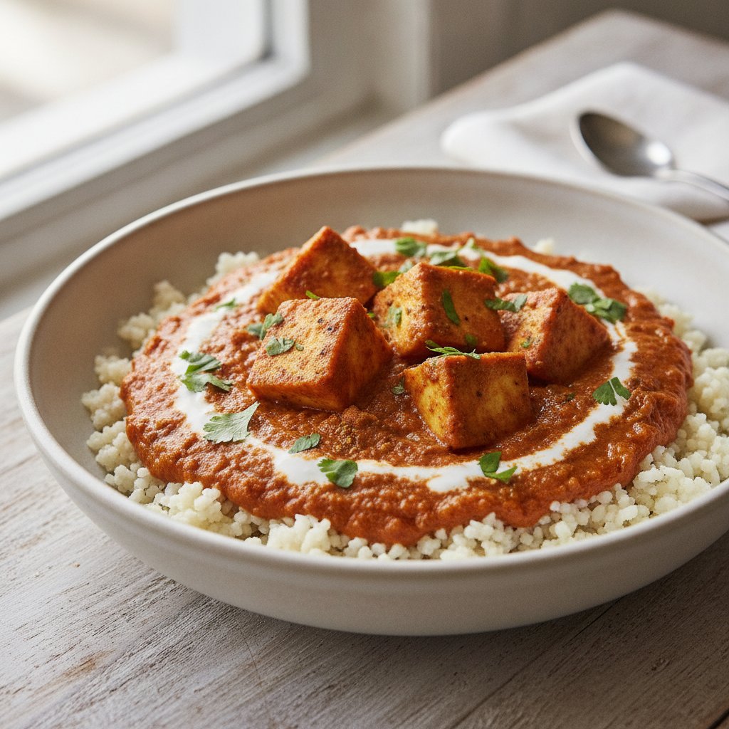 Cottage Cheese Curry Bowl (Low-Calorie)