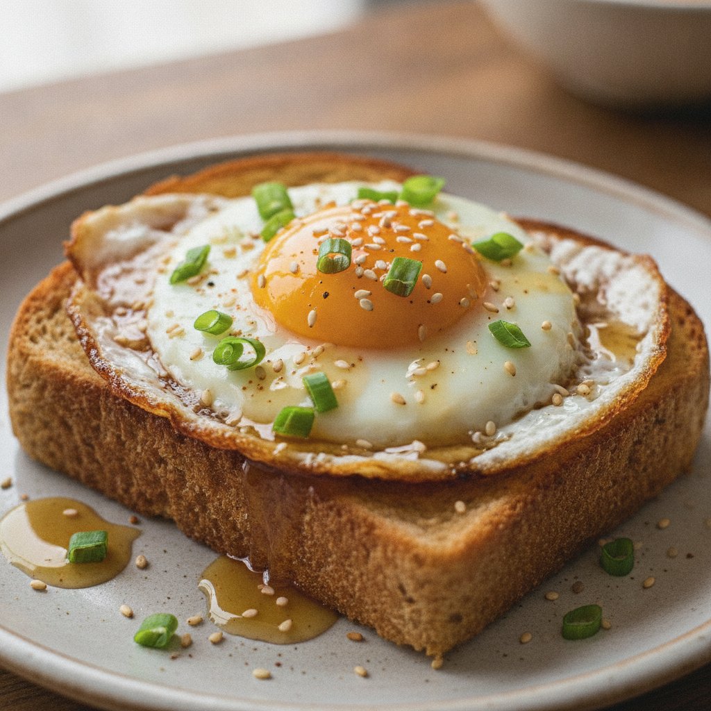 Sweet Fried Egg Toast (Gluten-Free)