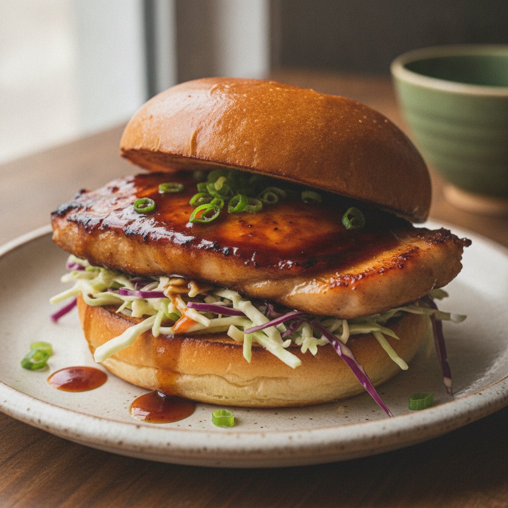 Japanese Teriyaki Chicken Sandwich