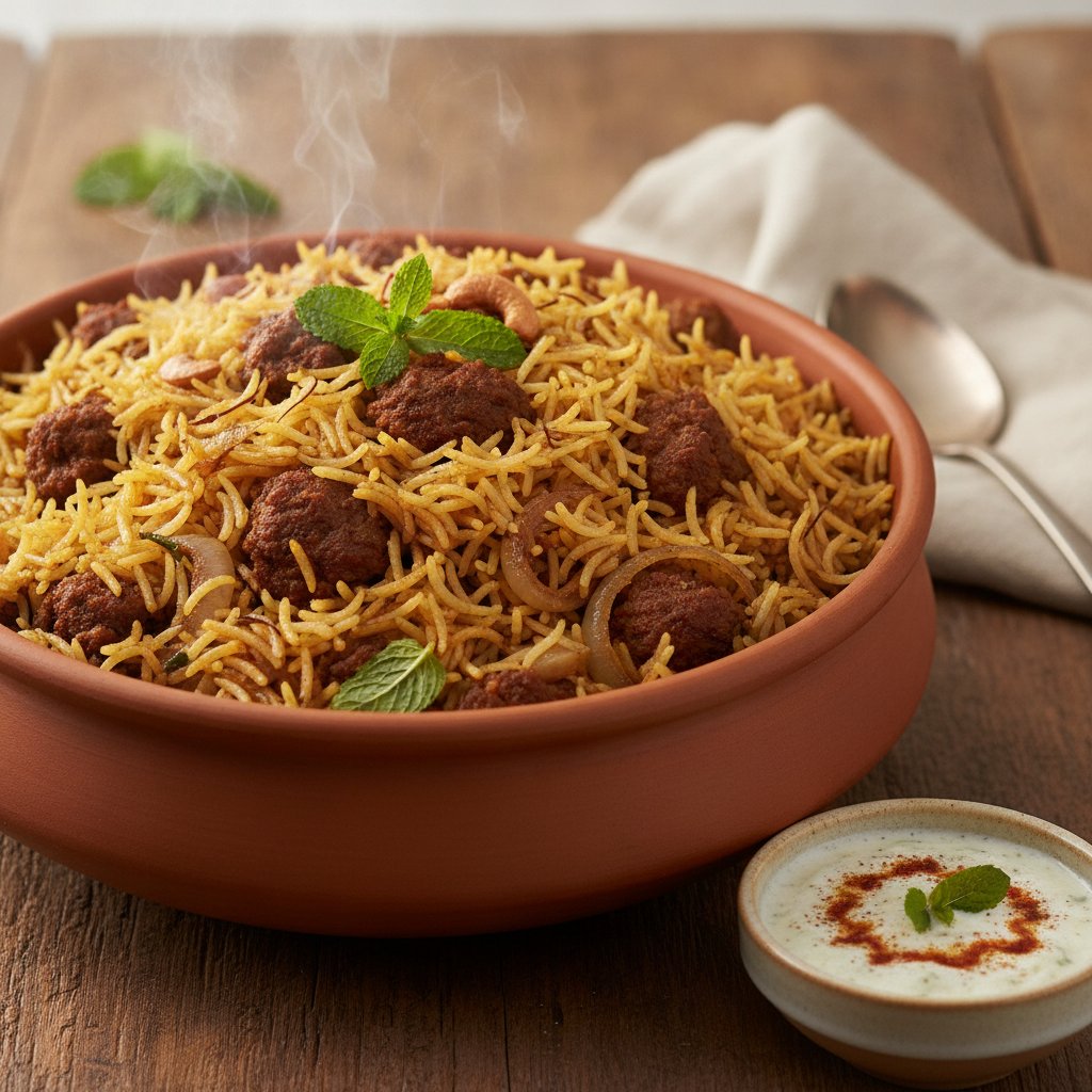 Beef Layered Rice