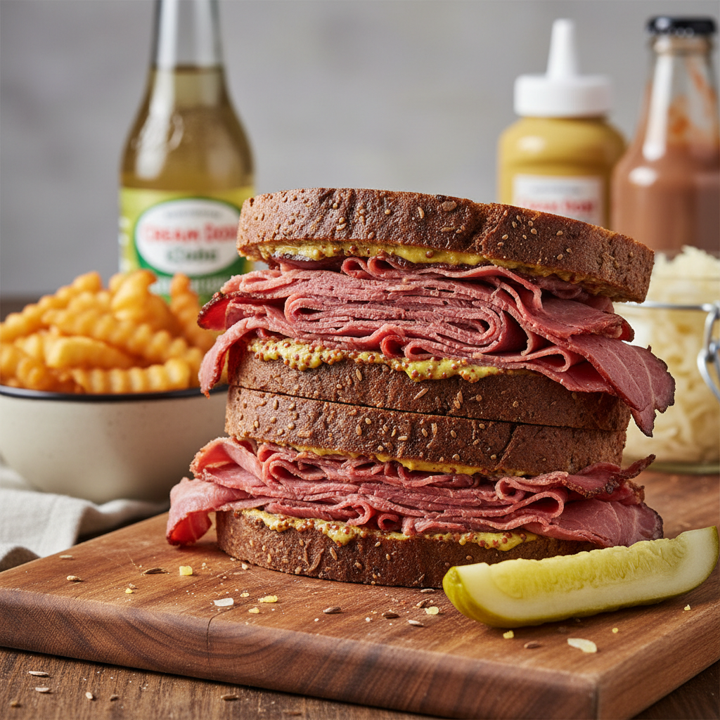 New York Deli Pastrami Sandwich
