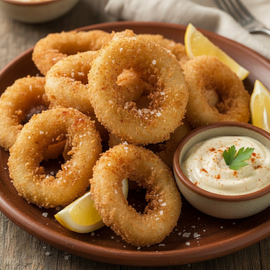 Spanish Fried Squid Rings (Gluten-Free)