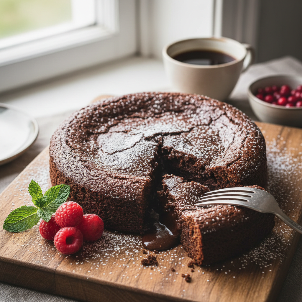 Swedish Molten Chocolate Cake — Kladdkaka
