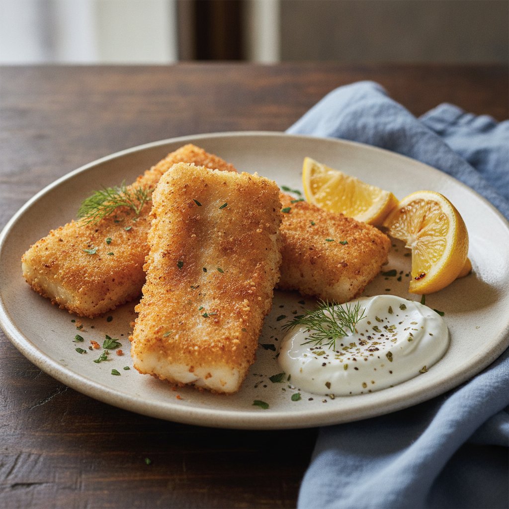 Fried Battered Cod (High-Protein)