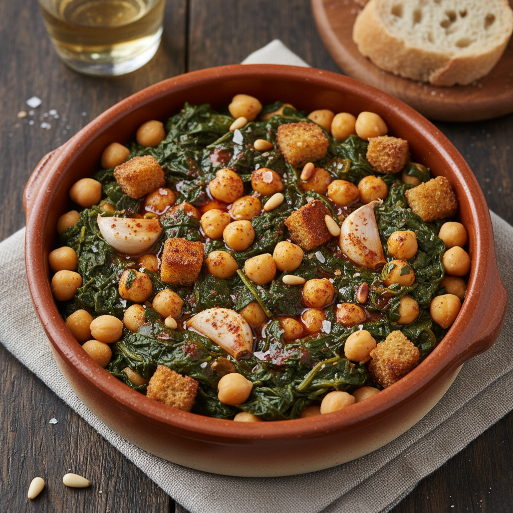Sevillian Spinach and Chickpeas