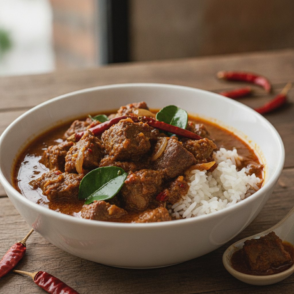 Beef Curry with Roasted Chili Paste