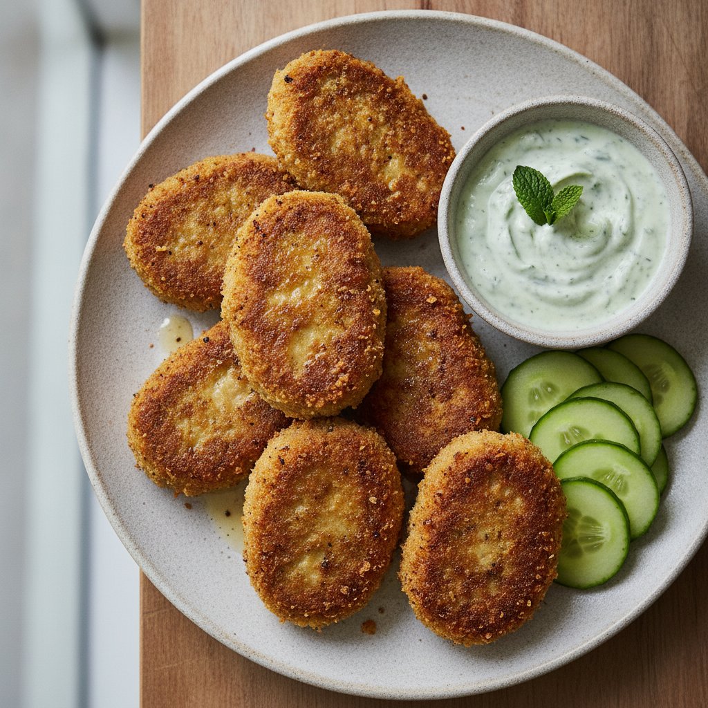 Crispy Fried Spiced Minced Meat Cutlets (Keto)