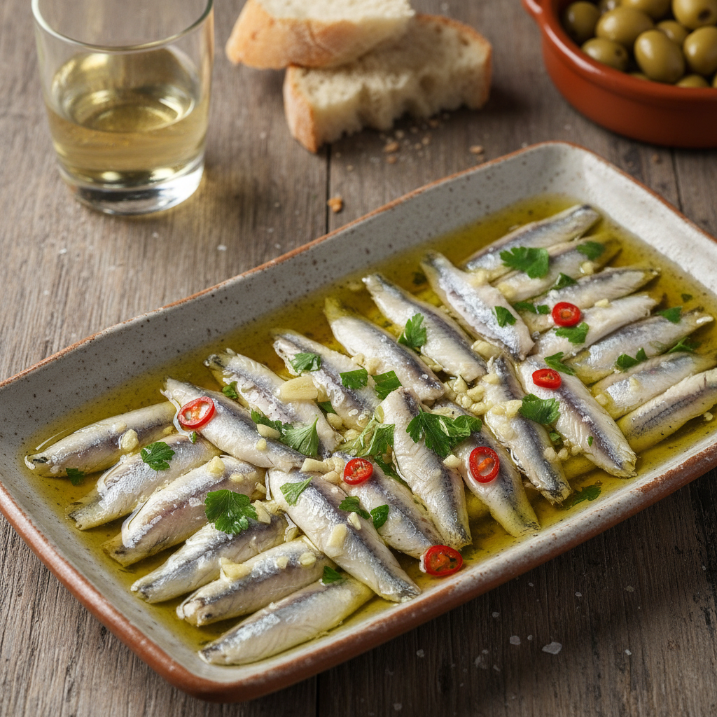 Vinegared Anchovies